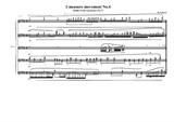1 measure movement No.4 for piano 'Etudes to the nocturnes' (No.7)