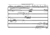 1 measure movement No.5 for piano 'Etudes to the nocturnes'