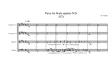 Piece for brass quartet No.21 (52)