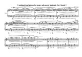 3 antimetrical piano pieces for advanced students, Book 2 No.2
