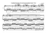 3 antimetrical pieces for advanced students, Book 1 No.3
