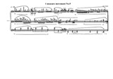 1 measure movement No.9 for piano 'Etudes to the nocturnes'