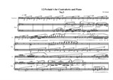 12 Prelude's for Contraforte and Piano, No.3