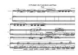 12 Prelude's for Contraforte and Piano, No.6
