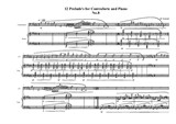 12 Prelude's for Contraforte and Piano, No.8