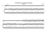 12 Prelude's for Contraforte and Piano, No.11