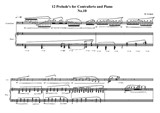 12 Prelude's for Contraforte and Piano, No.10