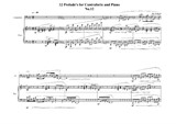 12 Prelude's for Contraforte and Piano, No.12