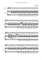 Piece for Marimba and Bass clarinet No.5