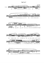 Xis No.7 for Bass clarinet