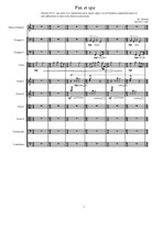 Pax et spe for Mezzo soprano, solo Alto violin, string orc. and Timpani