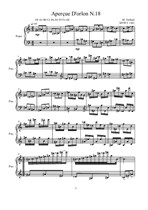 Aperçue D'orlon No.18 for piano