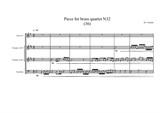 Piece for brass quartet No.32 (36)
