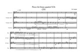 Piece for brass quartet No.36 (20)