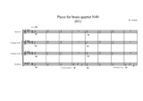 Piece for brass quartet No.40 (61)