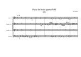 Piece for brass quartet No.43 (2)