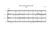 Piece for brass quartet No.44 (9)